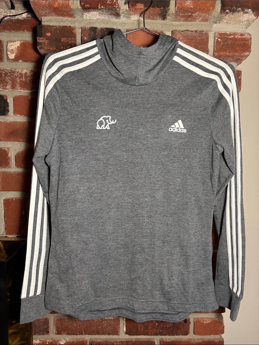 NWT adidas Primegreen Women's Three-Stripe Hoodie Pullover Sweatshirt Medium